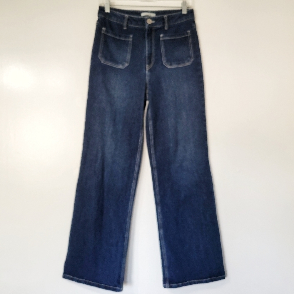 Copper Key Flare Leg High Rise Jean Size 7